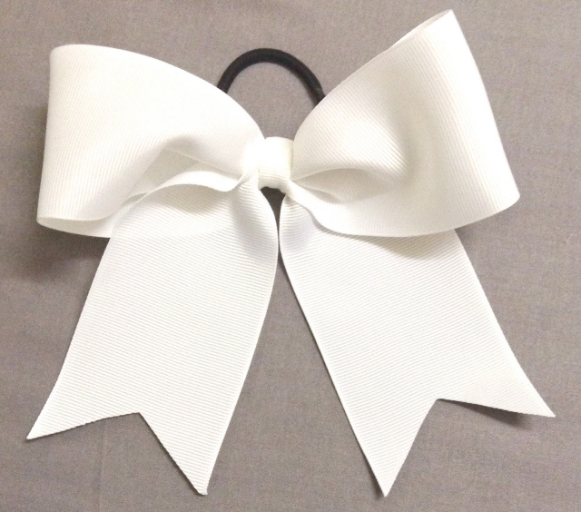 White Solid Bow